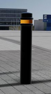 1000mm Above Ground GFC 6R Ornamental Steel Bollard 1000mm Above Ground GFC 6R Ornamental Steel Bollard