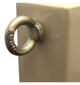Steel Chain Eyelet Fitted For Parking Post Steel Chain Eyelet Fitted For Parking Post