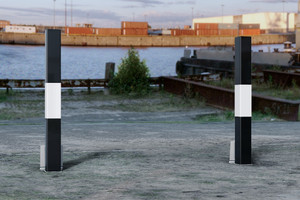 Square Removable Bollard 900mm Above Ground Square Removable Bollard 900mm Above Ground