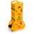 Yellow and Black Portable Safety Barrier