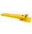Wide Fold Down Steel Parking Post – Yellow