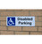Disabled Parking Outdoor Wall Sign