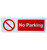 No Parking Sign