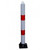 2 x 76mm Red & White Fold Down Parking Posts & Chain Kit 2 x 76mm Red & White Fold Down Parking Posts & Chain Kit