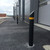 Galvanised Mitre Top Bollard