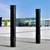 900mm Above Ground GFC3700 Ornamental Steel Bollard