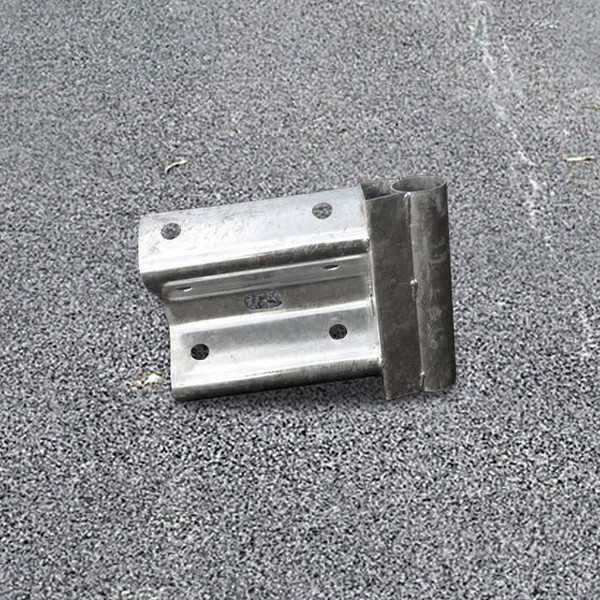 Galvanised Pedestrian Armco Scroll End Cap