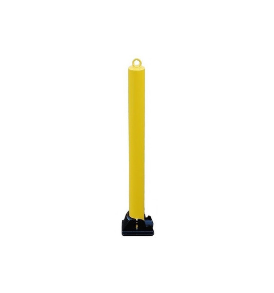 900mm High Fold Down Parking Post With Integral Lock & Top Mounted Eyelet