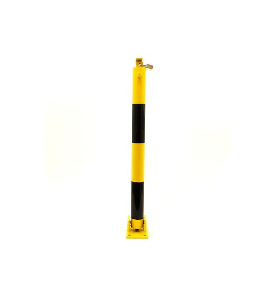 Fold Down Parking Post With Combination Padlock