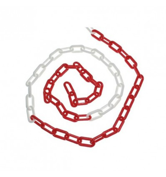 Red & White Plastic Chain