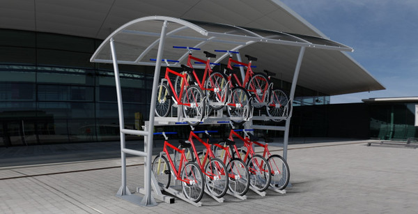 Double Stack Cycle Rack