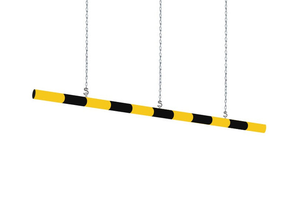 Round Height Restriction Bar with 3m Chain