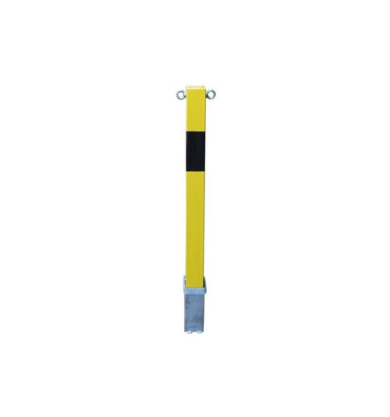 Security Bollard With Top Mounted Chain Eyelets