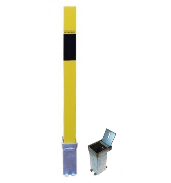 Removable Security Post – Integral Lock, 2 x Ground Bases & Tool
