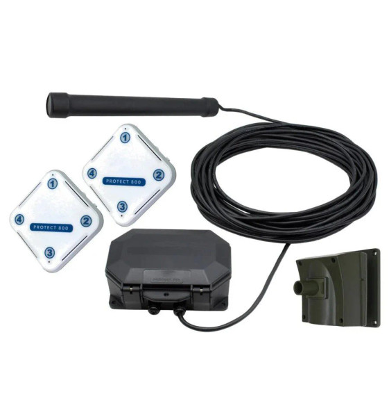 Wireless Vehicle Detecting Probe, PIR & 2 x Receiver Driveway Alarm Kit