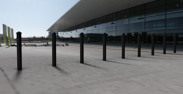 1000mm Above Ground GFC1700 Ornamental Steel Bollard