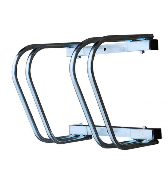 Wall Mounting Galvanised Twin Bike Rack
