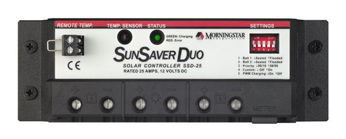 Morningstar SSD-25 SunSaver Duo Controlador Solar de 25 A