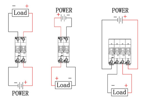 LEADER LDM7Z-2P-125-125A Mini Disyuntor Solar DC 125A 500V 2P