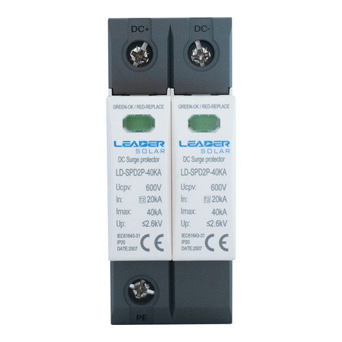 LEADER LD-SPD2P-40KA-600V Protección Contra Sobretensiones