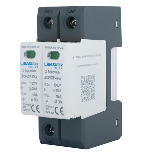 LEADER LD-SPD2P-40KA-1000V Protección Contra Sobretensiones