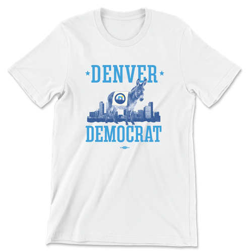 Donkey Skyline (Unisex White Tee)