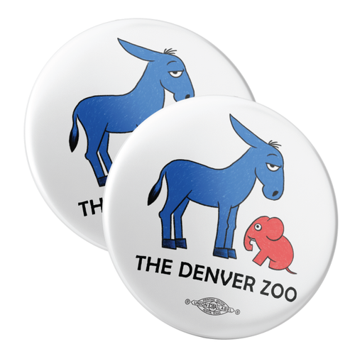 The Denver Zoo (2.25" Pin-Back Button -- Pack Of Two!)