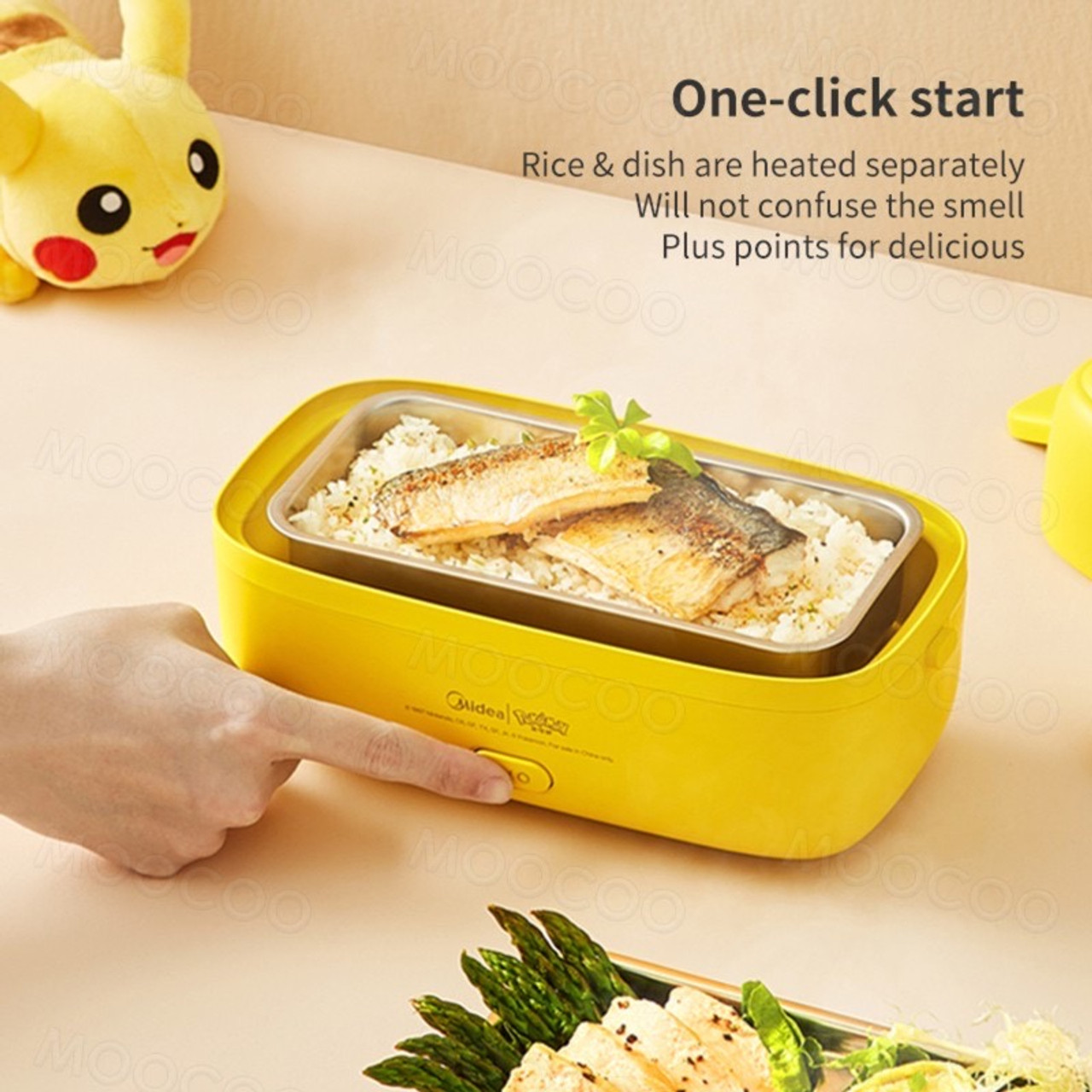 Yellow Heated Lunch Box