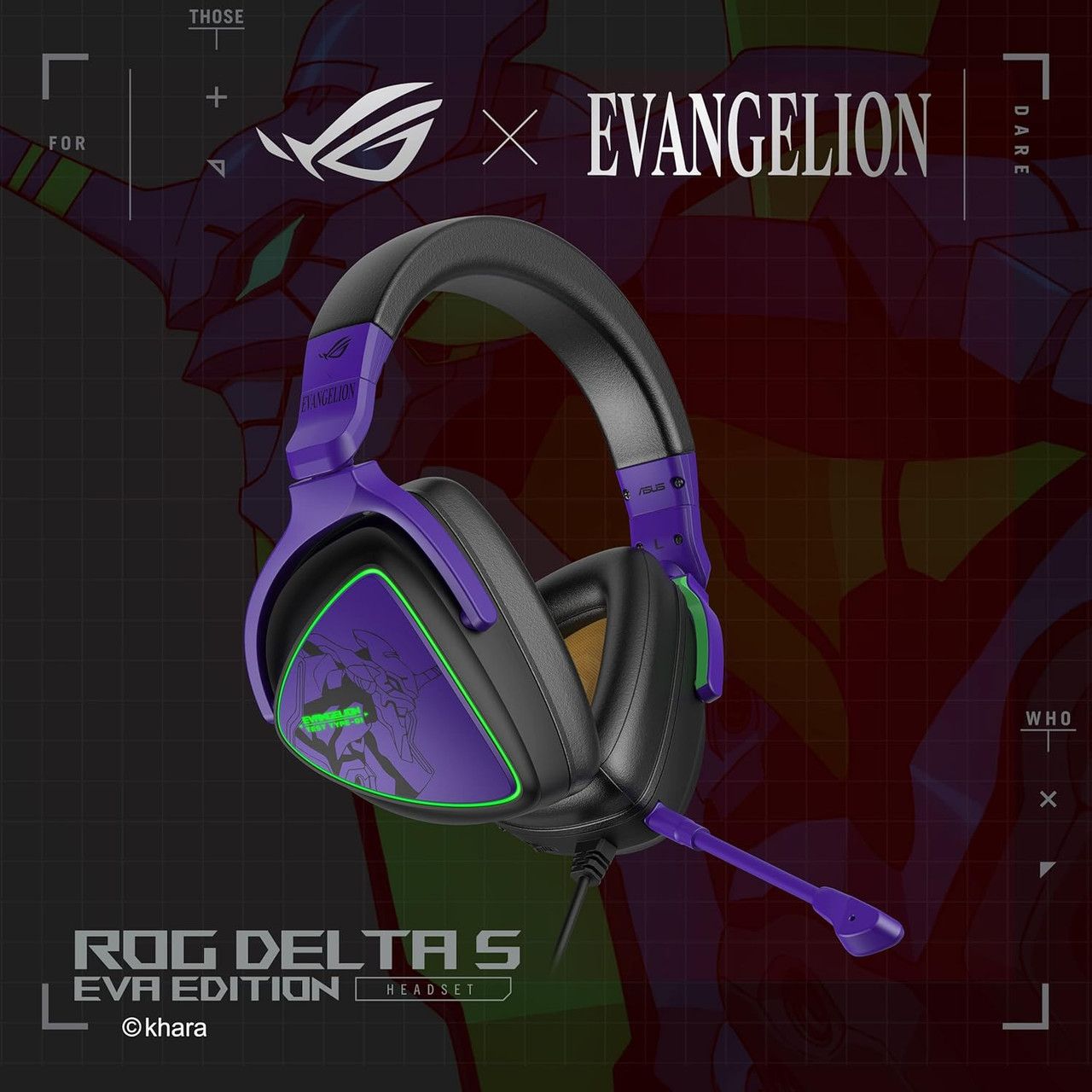 ASUS ROG x EVA Delta S Limited Edition Wired Gaming Headphone
