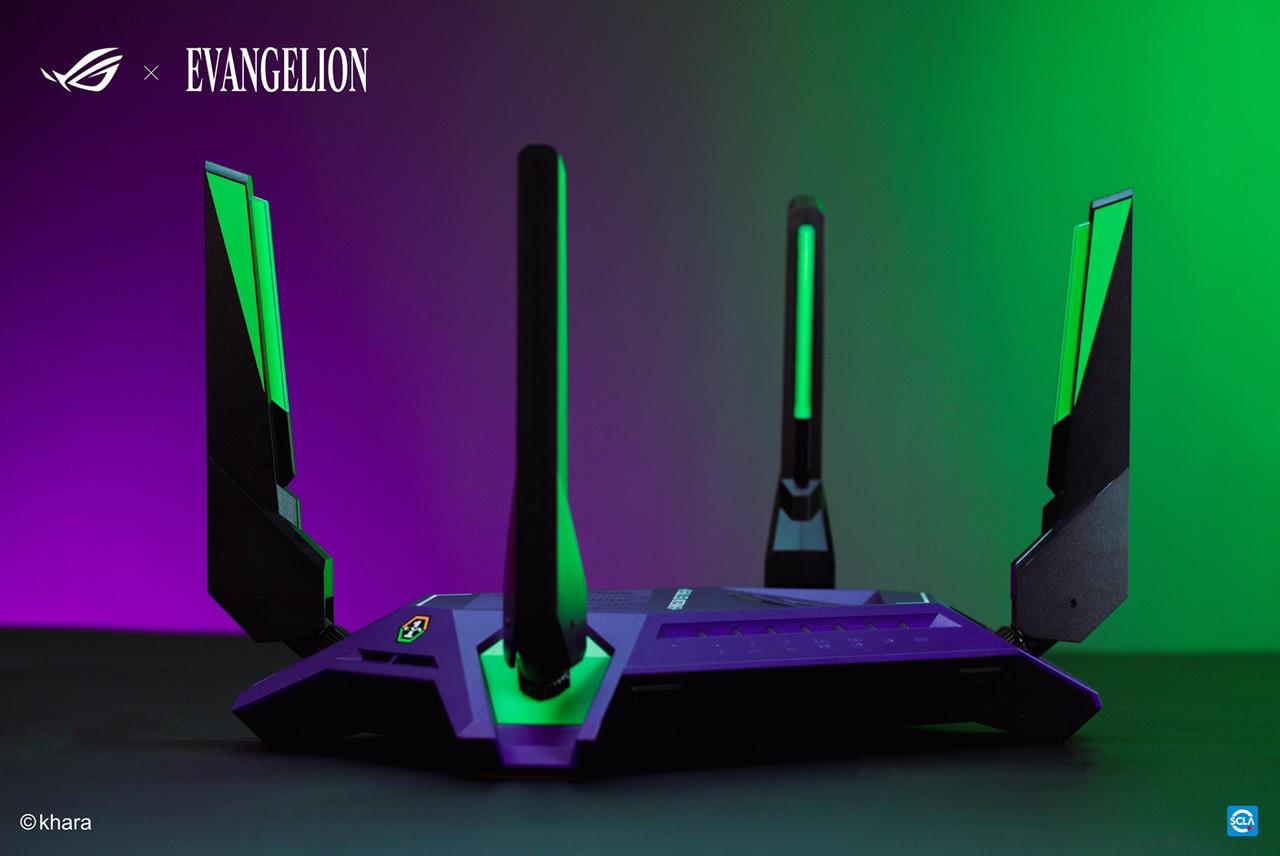 ROG x EVA Rapture GT-AX6000 Limited Edition Gaming WiFi Router