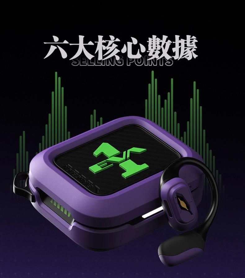 STUMPE x Evangelion EVA-01 Wireless Bluetooth Earbuds