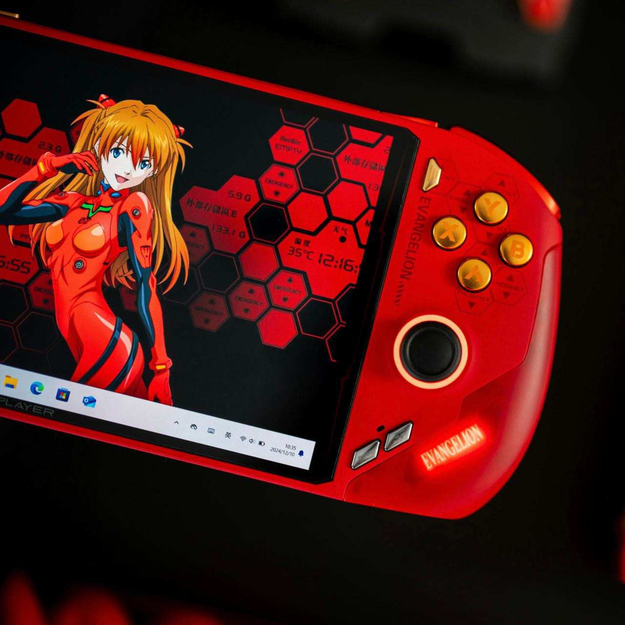OneXPlayer OneXfly F1 Pro Evangelion Asuka Handheld Gaming Console