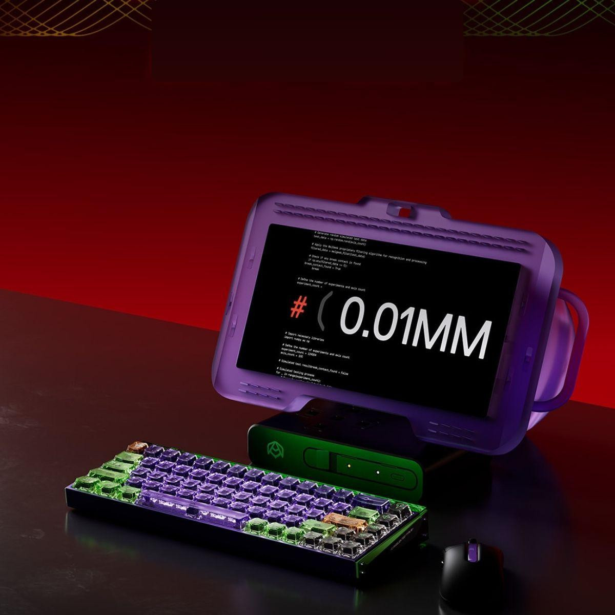 MelGeek Evangelion MADE68 Ultra EVA-01 Mechanic Gaming Keyboard