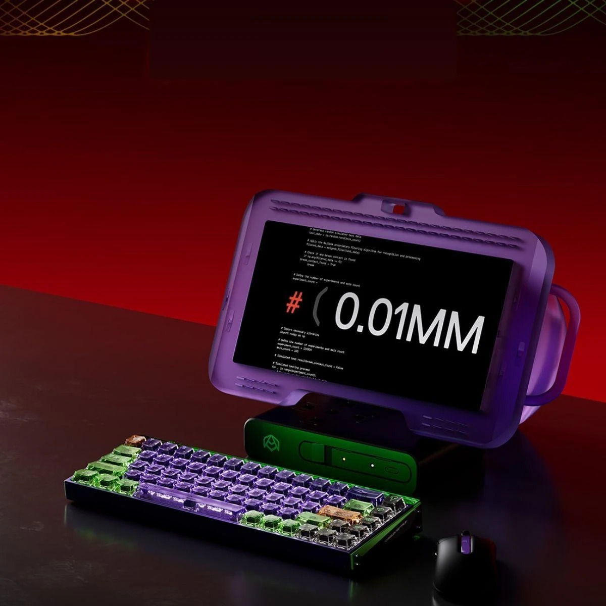 MelGeek Evangelion MADE68 Ultra EVA-01 Mechanic Gaming Keyboard