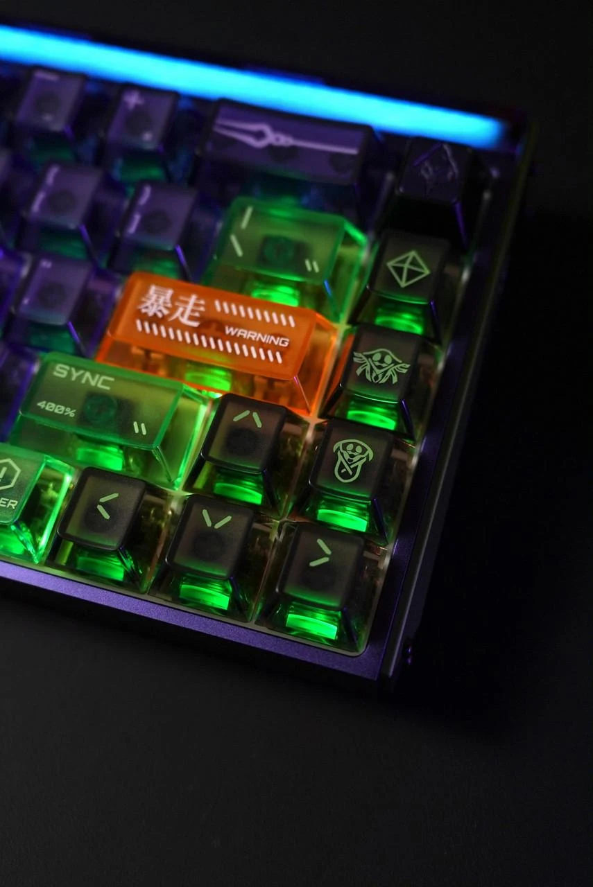 MelGeek Evangelion MADE68 Ultra EVA-01 Mechanic Gaming Keyboard