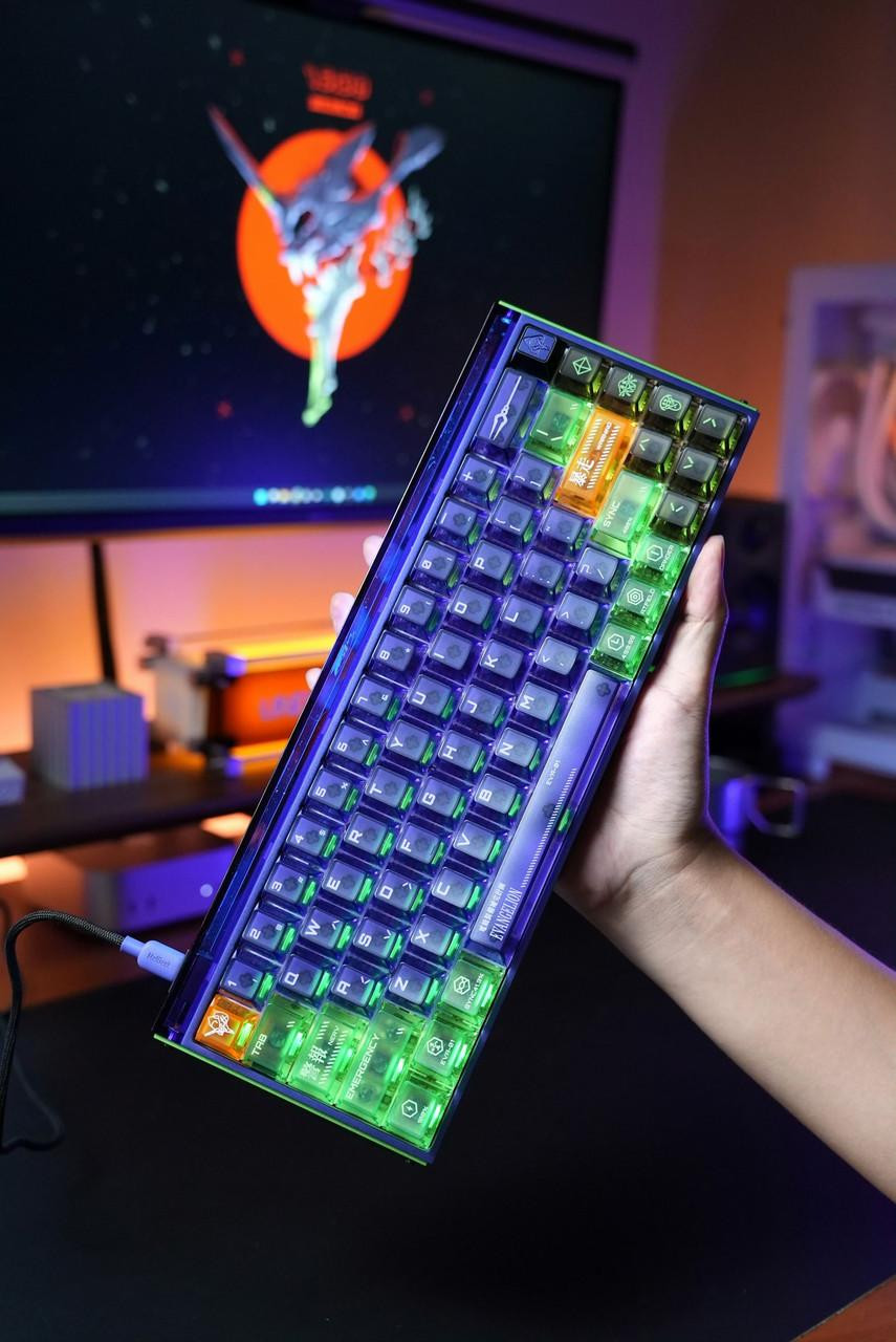 MelGeek Evangelion MADE68 Ultra EVA-01 Mechanic Gaming Keyboard