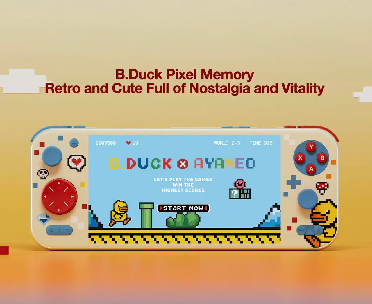 AYANEO × B.Duck Pocket S2 Pro Handheld Gaming Console 16G + 1T