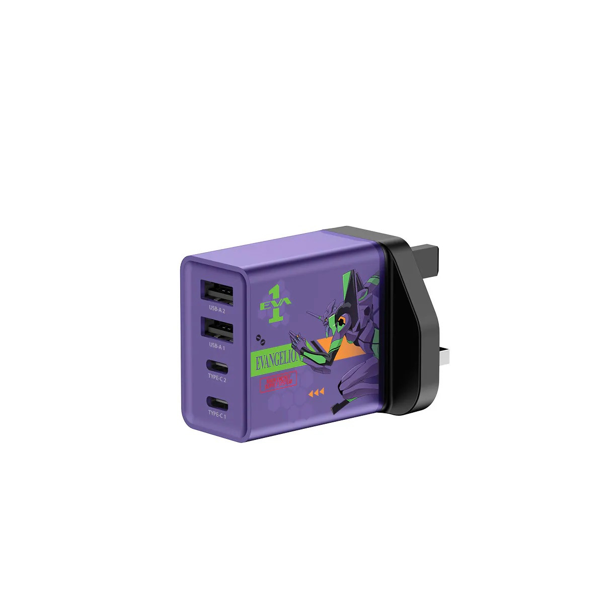 PISEN x Evangelion EVA GaN 65W Fast Charging Multi-port Desktop