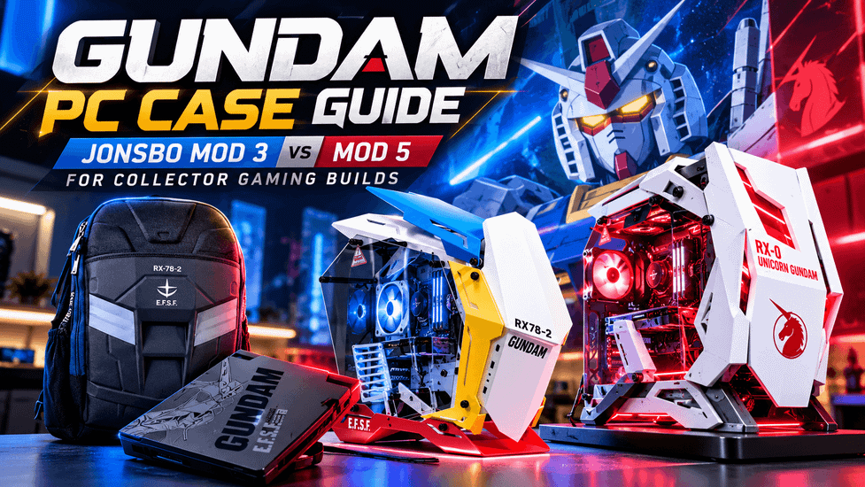 Gundam PC Case Guide Jonsbo MOD 3 vs MOD 5 for Collector Gaming Builds