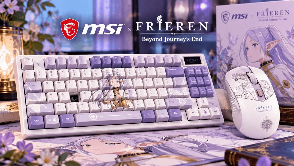 Frieren Keyboard A Collector’s Guide to the MSI × Frieren Gaming Keyboard & Mouse