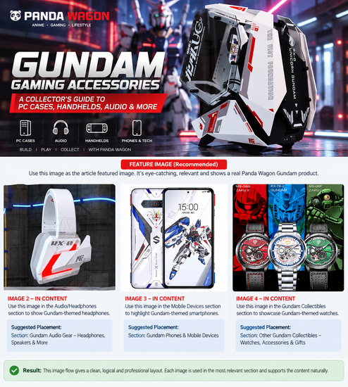 Gundam Gaming Accessories PC Cases, Headphones, Phones & Collector Tech
