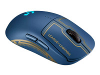 Logitech x League of Legends Hextech Limited Edition PRO Wireless Mouse with G840 XL Gaming Mouse Pad League of Legends Panda Wagon