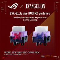 ROG (Republic of Gamers) ROG x EVA (Neon Genesis Evangelion) Unit-02 Strix Scope RX Keyboard
