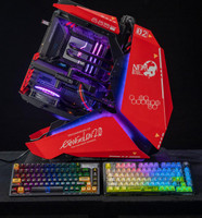 Lightening MOD Evangelion EVA-02 Asuka Langley Sohryu Themed PC Case Jonsbo MOD 5 