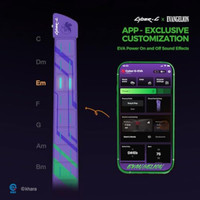 Enya Evangelion EVA-01 Cyber-G Stringless Guitar Enya Evangelion EVA-01 Cyber-G Stringless Guitar