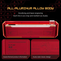 MelGeek Evangelion Centauri 60 EVA-02 Asuka Keyboard Aluminum Alloy Body