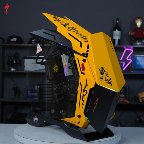Lightening MOD Demon Slayer Zenitsu Agatsuma Themed PC Case Jonsbo MOD 3 
