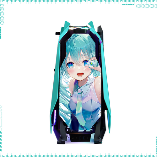 Hatsune Miku Gaming PC Case Jonsbo MOD 5 | Panda Wagon Hatsune Miku Gaming PC Case Jonsbo MOD 5 | Panda Wagon