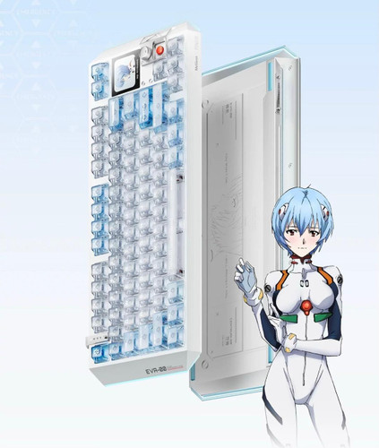 ayanami MelGeek x Evangelion EVA-00 Rei Horus Mouse | 8K Polling & 30K DPI