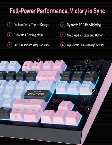 Razer x Wuthering Waves Denia BlackWidow V4 TKL Keyboard Features